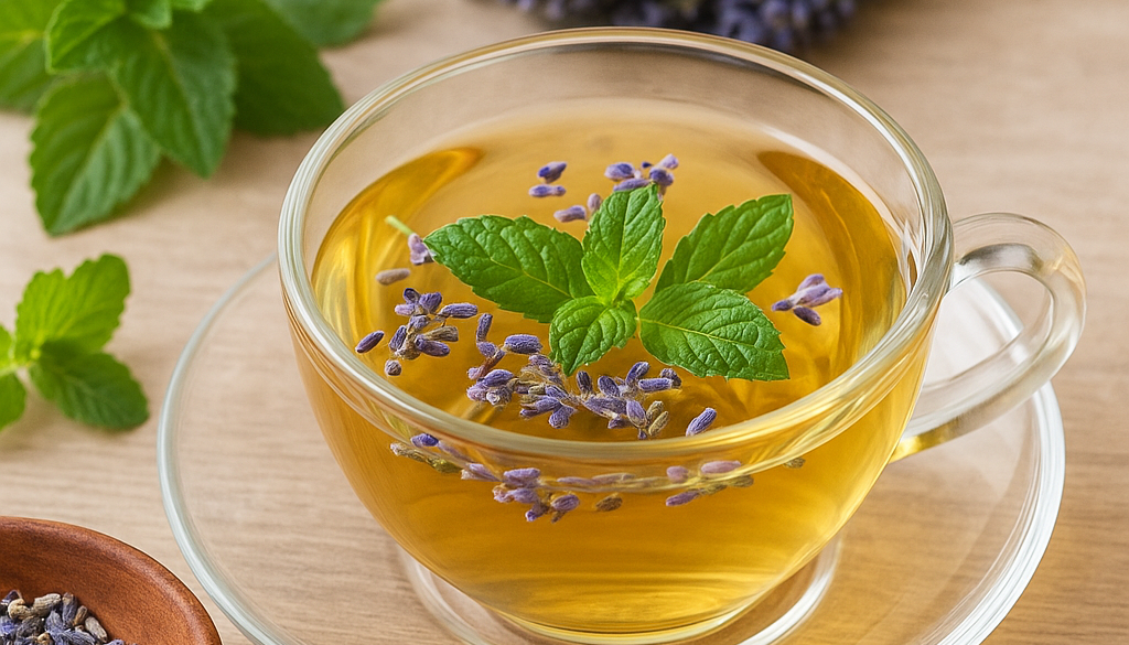 ラベンダーミントティー