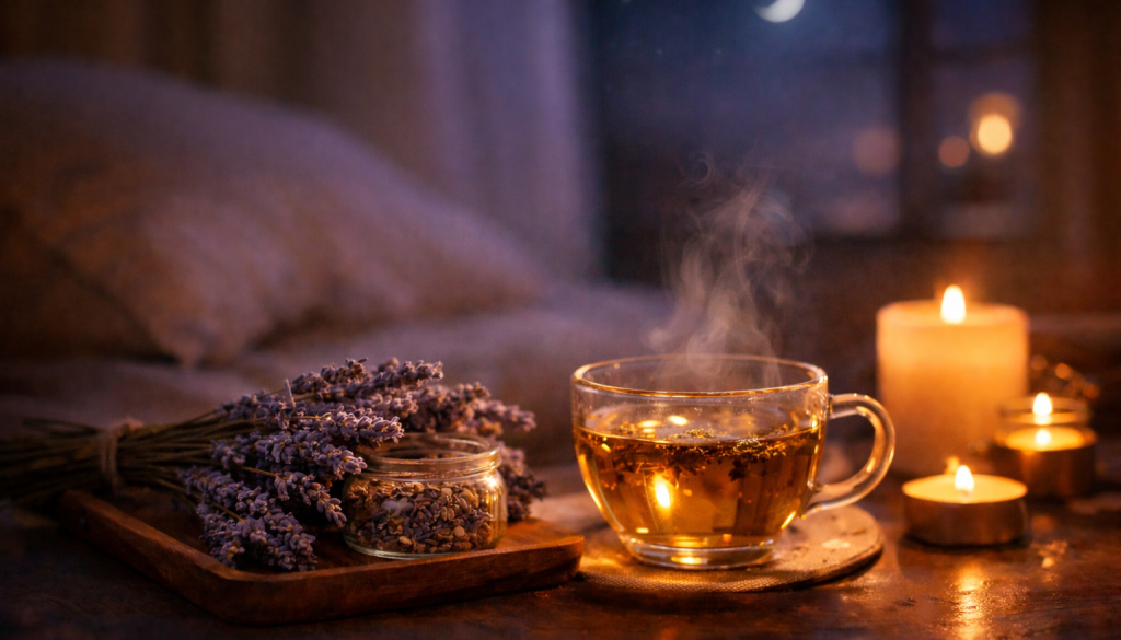 眠り×ラベンダー